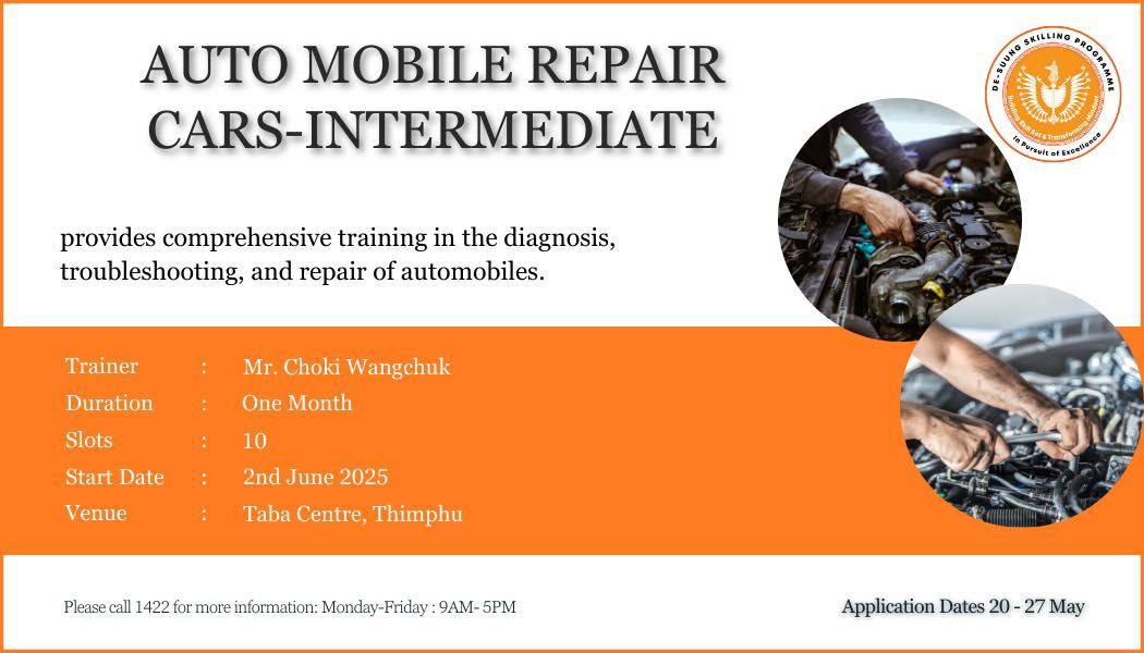Automobile Repair cars-Intermediate